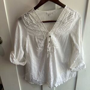 Westport 1962 White Top with Lace Details